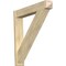 Ekena Millwork Traditional Arts & Crafts Rough Sawn Outlooker, Douglas Fir, 8"W x 46"D x 46"H OUT08X46X46TRA03RDF - alternate 1
